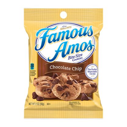 Famous Amos Bite Sized Chocolate Chip Cookies 56g